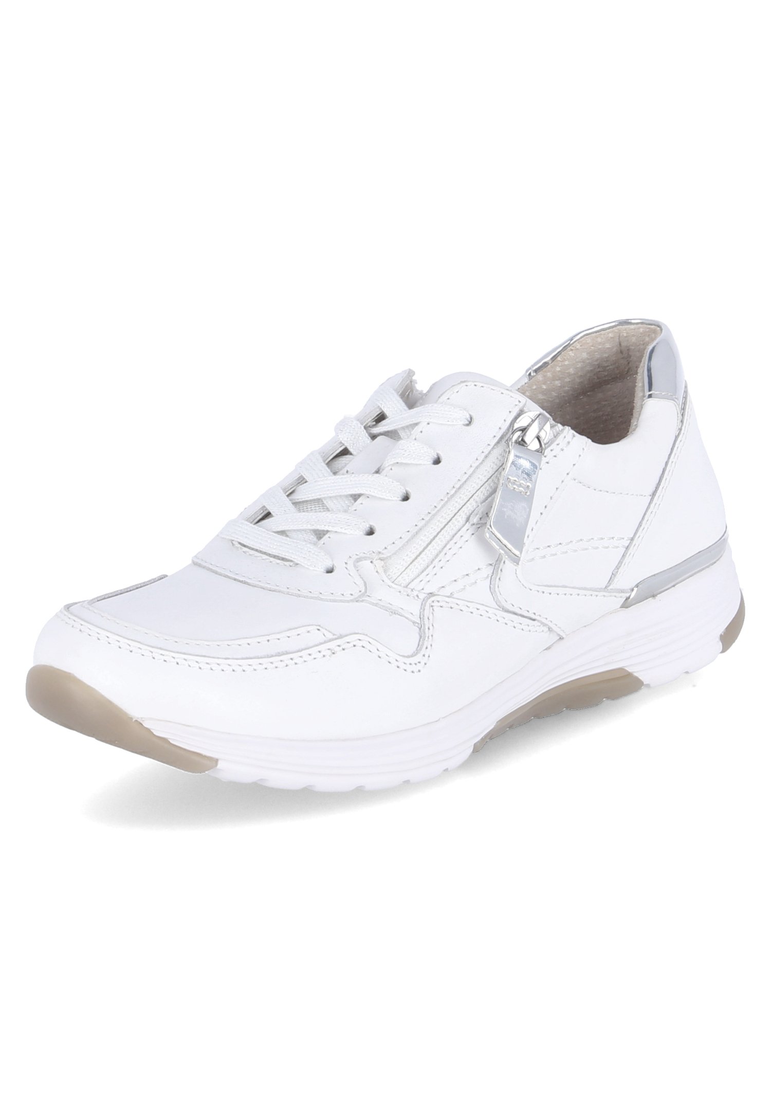 Gabor Damen Sneaker 73.220 - Lackleder, Bequem, Mit Reißverschluss