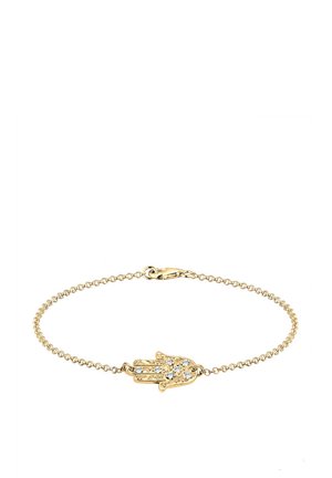 SPARKLING HAMSA HAND - MIT KRISTALLEN VON SWAROVSKI® - Armbånd - goldfarben