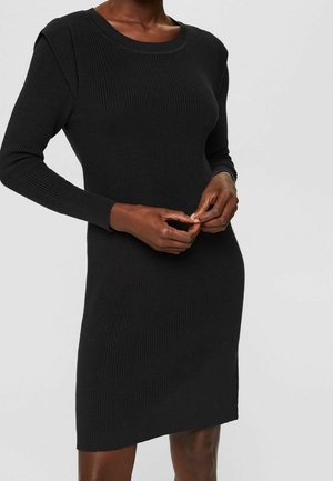 Gebreide jurk - black