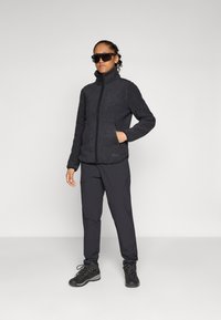 Jack Wolfskin HIGH CURL - Jakna od flisa - black