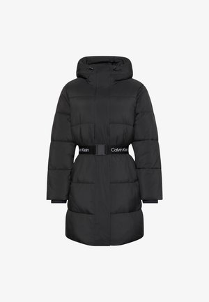 Calvin Klein Jeans, BELTED PUFFER - Wintermantel - black