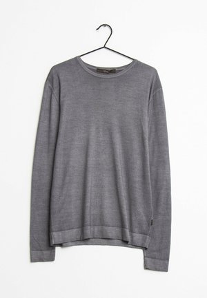 Stickad tröja - grey
