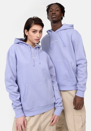 SMALL SIGNATURE ESSENTIAL HOODIE - Hoodie - violet