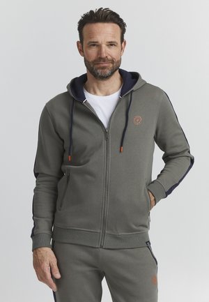 FQFenro - Zip-up sweatshirt - dusty olive