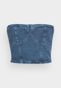 Neon & Nylon NEOLIA CORSAGE  - Top - medium blue denim