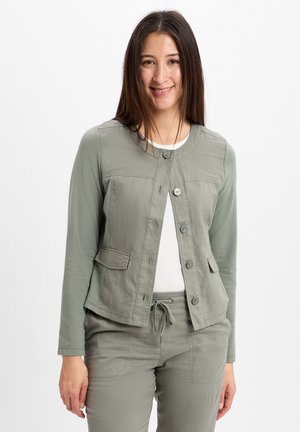 MIT ANTEIL EVA - Cardigan - khaki