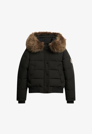 Superdry & Co EVEREST HOODED - Winter jacket - black