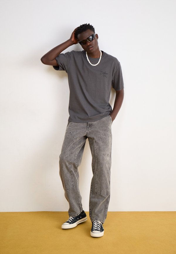 MADISON DOUBLE KNEE - Workwear Jeans - light gray wash3