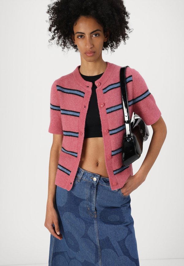 SANOURA CARDIGAN - Cardigan - rose wine4