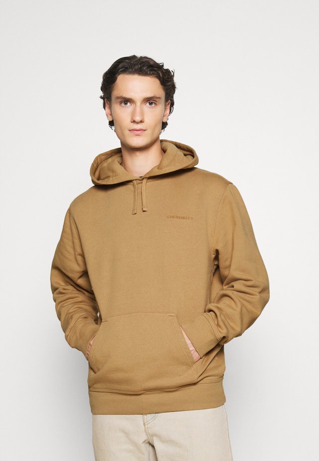 HOODED ASHLAND - Sweat à capuche - dusty brown