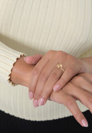 WAVE DESIGN - Ring - gold-coloured