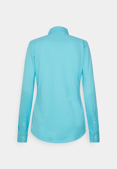 Polo Ralph Lauren HEIDI LONG SLEEVE - Blusa com botões - french turquoise
