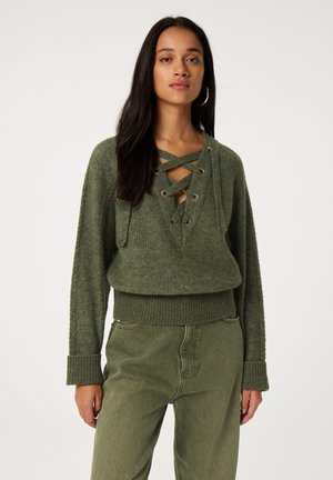 LISETH  - Strickpullover - dark green