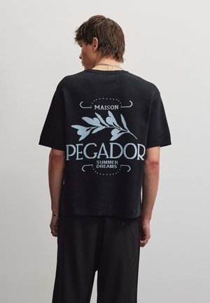 Pegador, T-shirt con stampa - schwarz