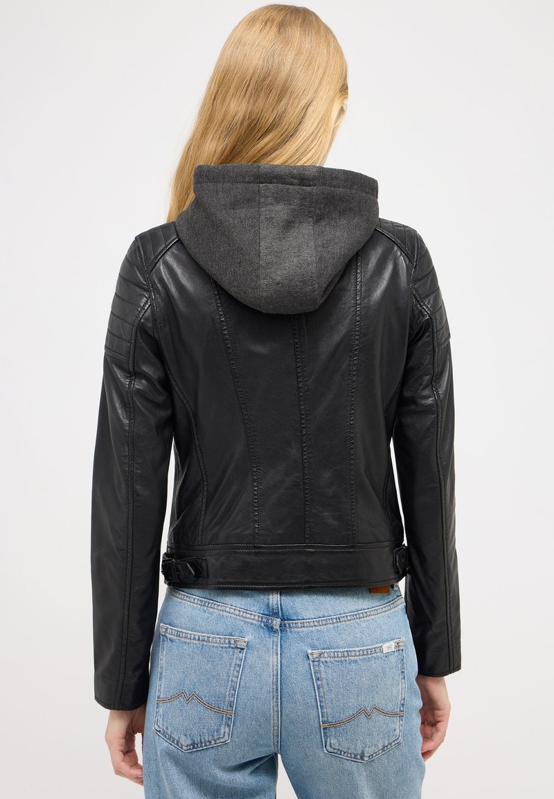 Mustang Lederjacke schwarz