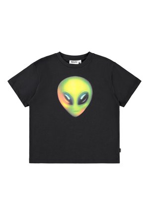 Molo RODNEY UNISEX - Print T-shirt - black