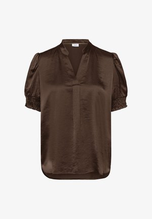Saint Tropez, PANANSZ SHORT SLEEVE - Blouse - major brown