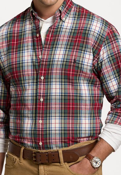 Polo Ralph Lauren Big & Tall PLAID BRUSHED OXFORD SHIRT - Skjorte - white/red multi