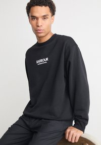 Barbour International FORMULA CREW - Melegítőfelső - black