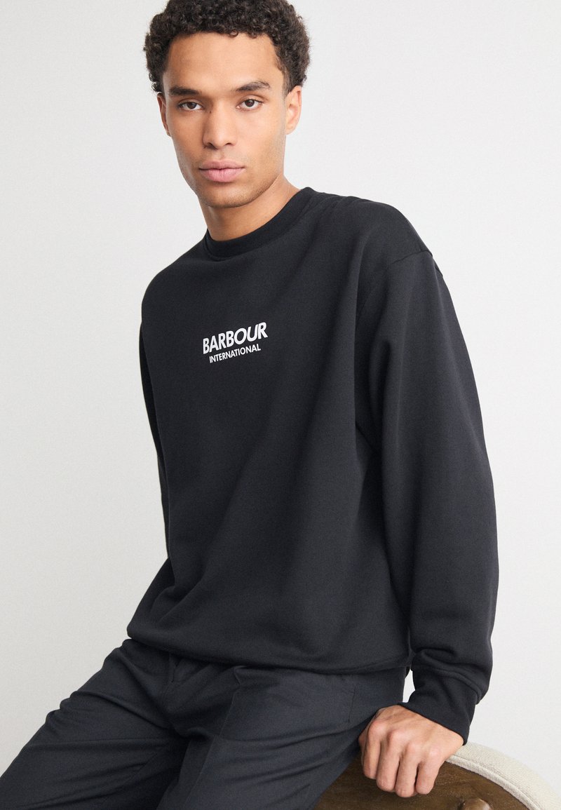 Barbour International FORMULA CREW - Melegítőfelső - black