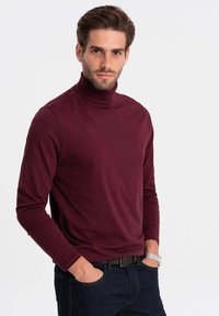 Ombre OM-LSCL-0112 - Langarmshirt - burgundy
