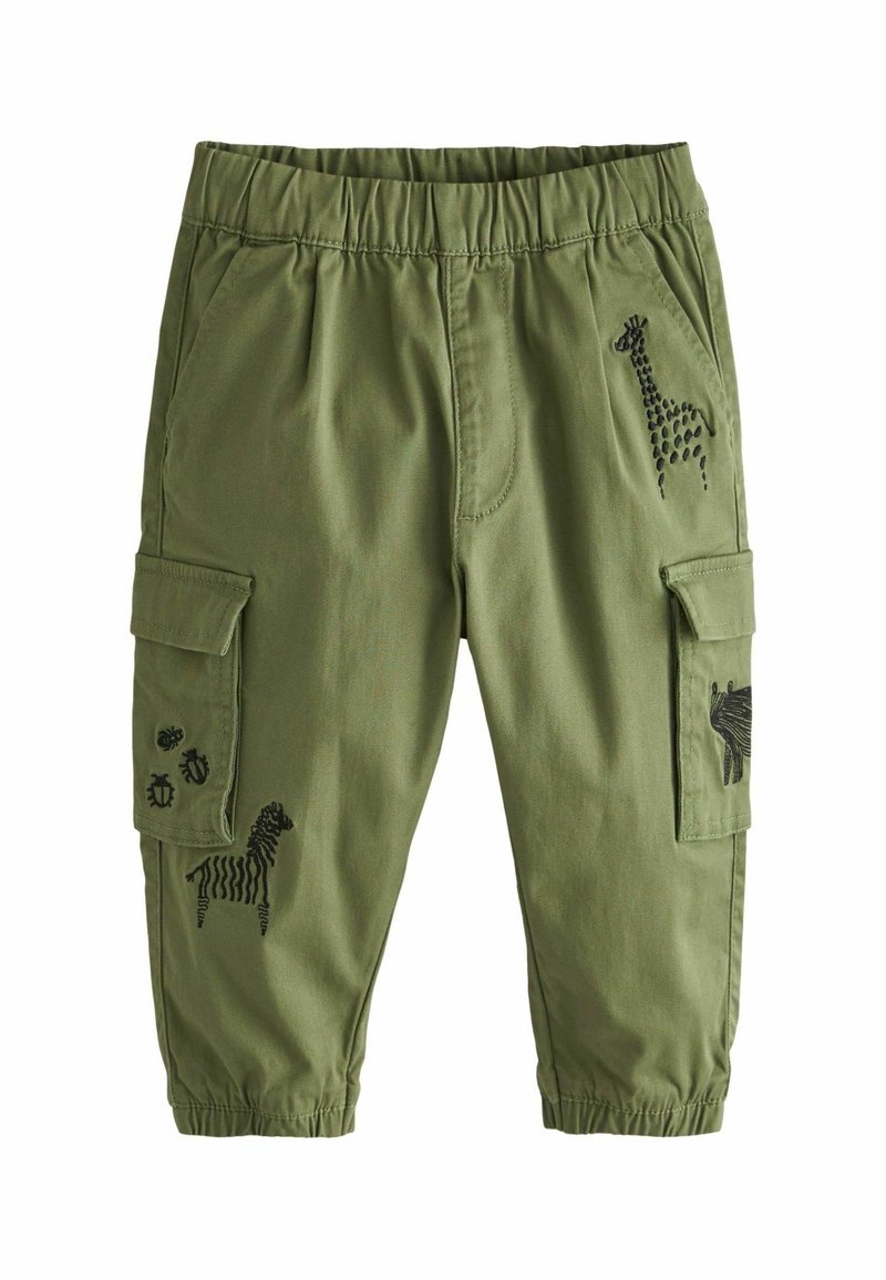 Next STANDARD - Cargo hlače - khaki green animals