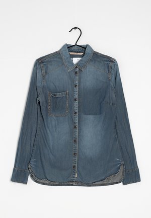 Button-down blouse - blue