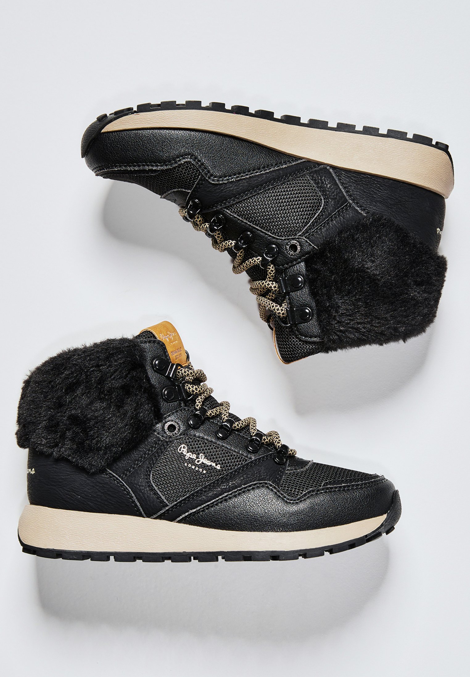 Pepe Jeans DEAN CITY - Sneakers alte - nero - Zalando.it