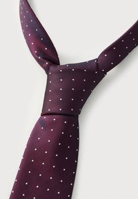 Calvin Klein SKOKIE PIN DOT - Corbata - burgundy