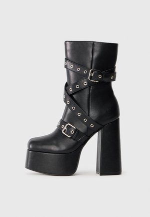 ALTMERI - High heeled ankle boots - black