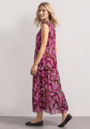 Street One, MAXI-KLEID AUS CHIFFON MIT PRINT - Maxi-jurk - magenta dream