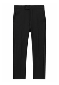 Reiss REISS KNIGHTSBRIDGE T TUXEDO SATIN STRIPE TROUSERS - Kelnės - black