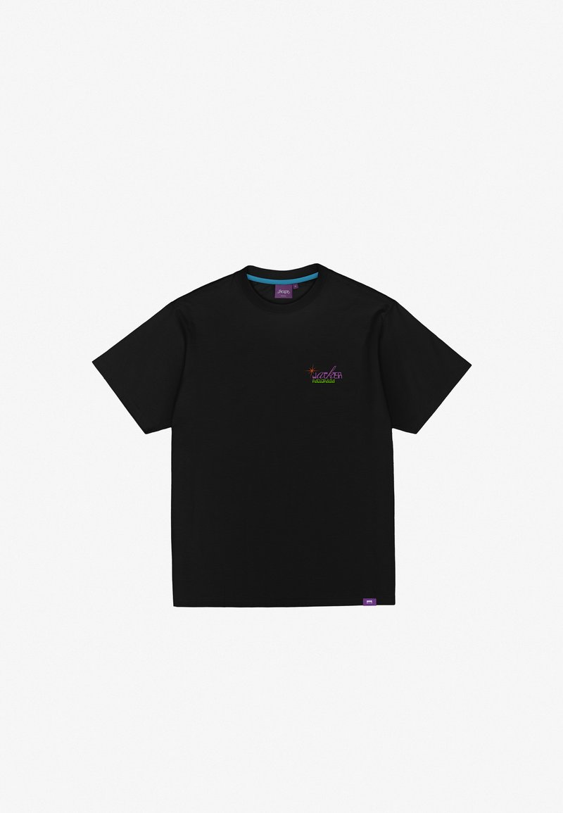 Jacker T-shirt print zwart