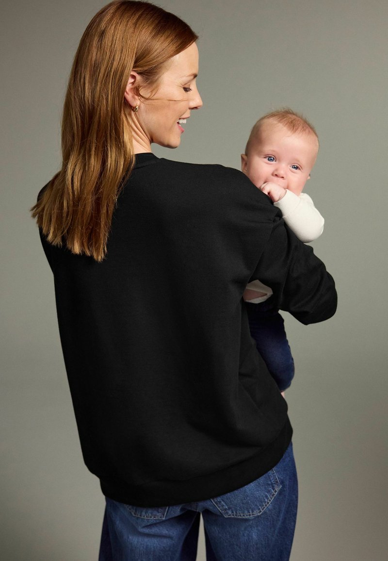 Next MATERNITY MANA SET REGULAR FIT - Ikdienas džemperis - black cream