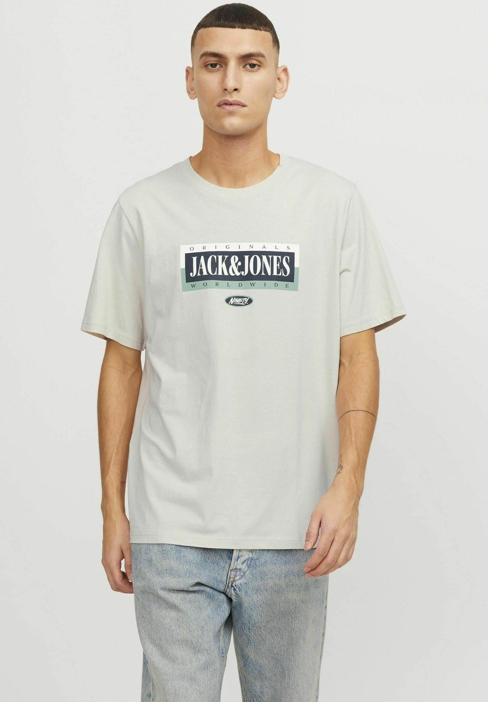 JACK & JONES Herren Jorcobin T-Shirt – Basic Crew Neck Aus Baumwolle, Kurzärmlig