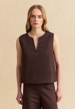Les Copains, Bluse - brown