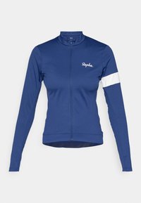 WOMENS CORE THERMAL LONG SLEEVE - Kolesarski triko - navy/white