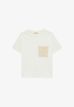 Koton, COTTON T-SHIRT. - T-shirt imprimé - beige