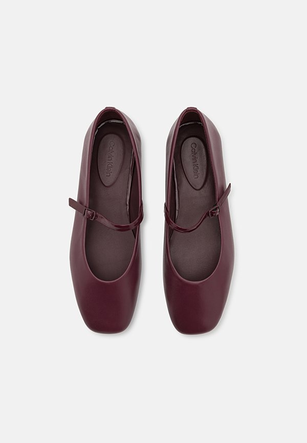 MARY JANE - Ankle strap ballet pumps - vineyard wine3