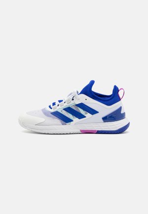 adidas Performance ADIZERO UBERSONIC 4.1 - Multicourt Tennisschuh - footwear white/lucid blue/purple burst
