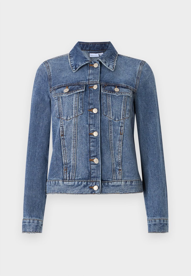 Jeans Mantel Taillierte Jeansjacke Old Navy Gap Damen Jeansjacke