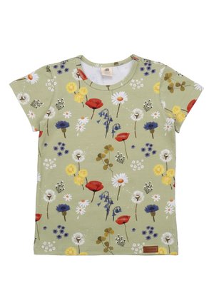 WILD FLOWERS - T-Shirt print - grün