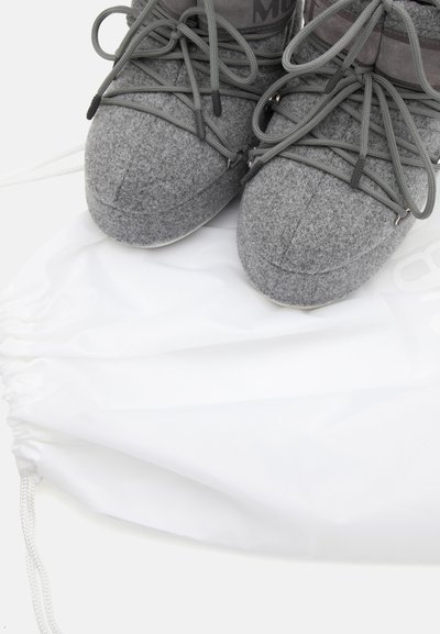 Moon Boot ICON LOW UNISEX - Μποτάκια με κορδόνια - grey