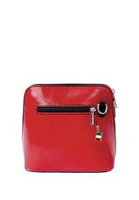 DrachenLeder Cross body bag - rot schwarz