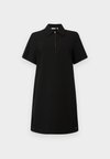 PUNTO KNEE SHIFT DRESS - Ingruha - black