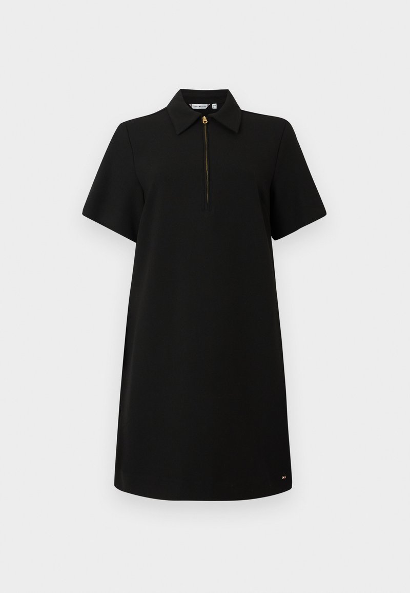 Tommy Hilfiger PUNTO KNEE SHIFT DRESS - Shirt dress - black - Zalando.co.uk Tommy Hilfiger PUNTO KNEE SHIFT DRESS - Shirt dress - black - Zalando.co.uk