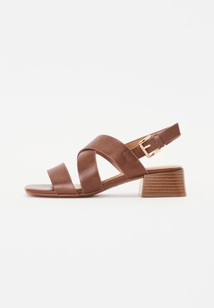 High Heel Sandalette - cognac