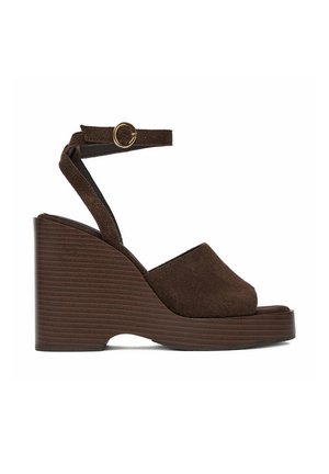Gino Rossi, GINO ROSSI WOMEN'S SANDALS BROWN - Højhælede sandaletter / Højhælede sandaler - brown