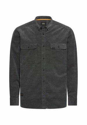 camel active, CORD HEMD MIT 2-WEGE STRETCH - Shirt - asphalt
