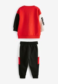 Next MICKEY MOUSE CREW NECK  JOGGERS SET - REGULAR FIT - Träningsset - red black